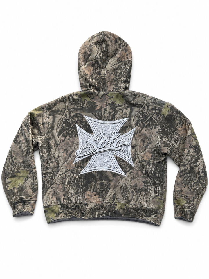 Cross Reversible Camo Zip Up