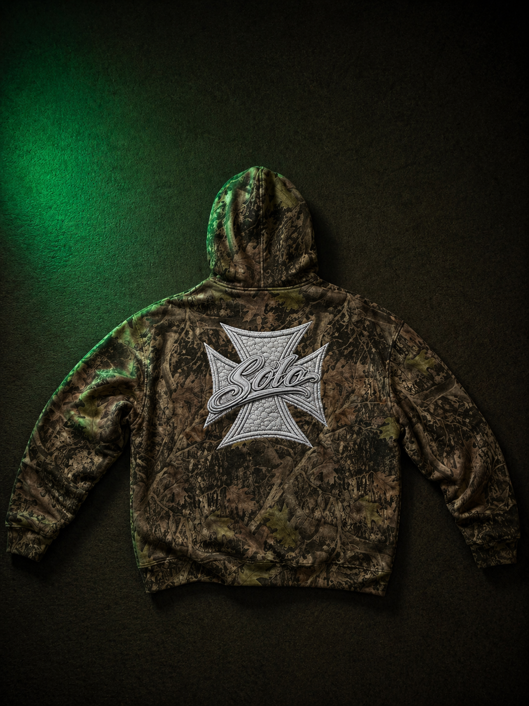 Cross Reversible Camo Zip Up