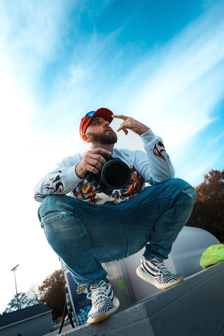 Girl Flames Long Sleeve Tee