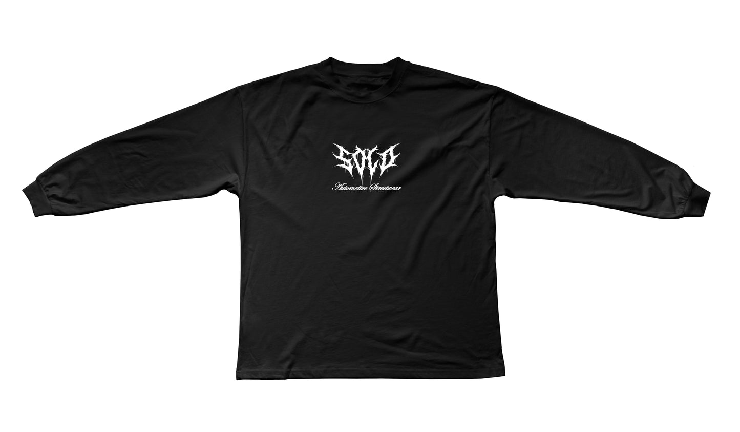 Alone Over Fake Wolf Long Sleeve Tee