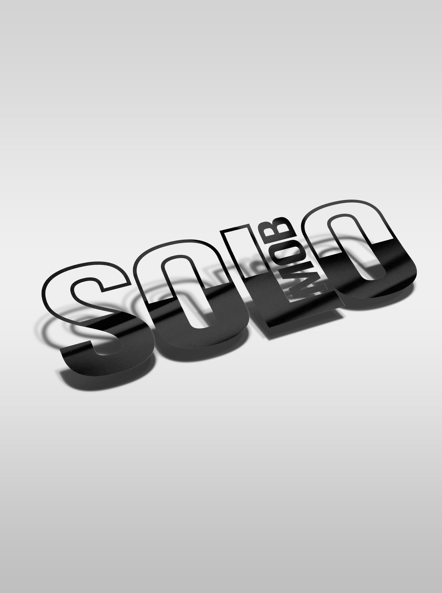 Solo Mob Half-Tone Sticker